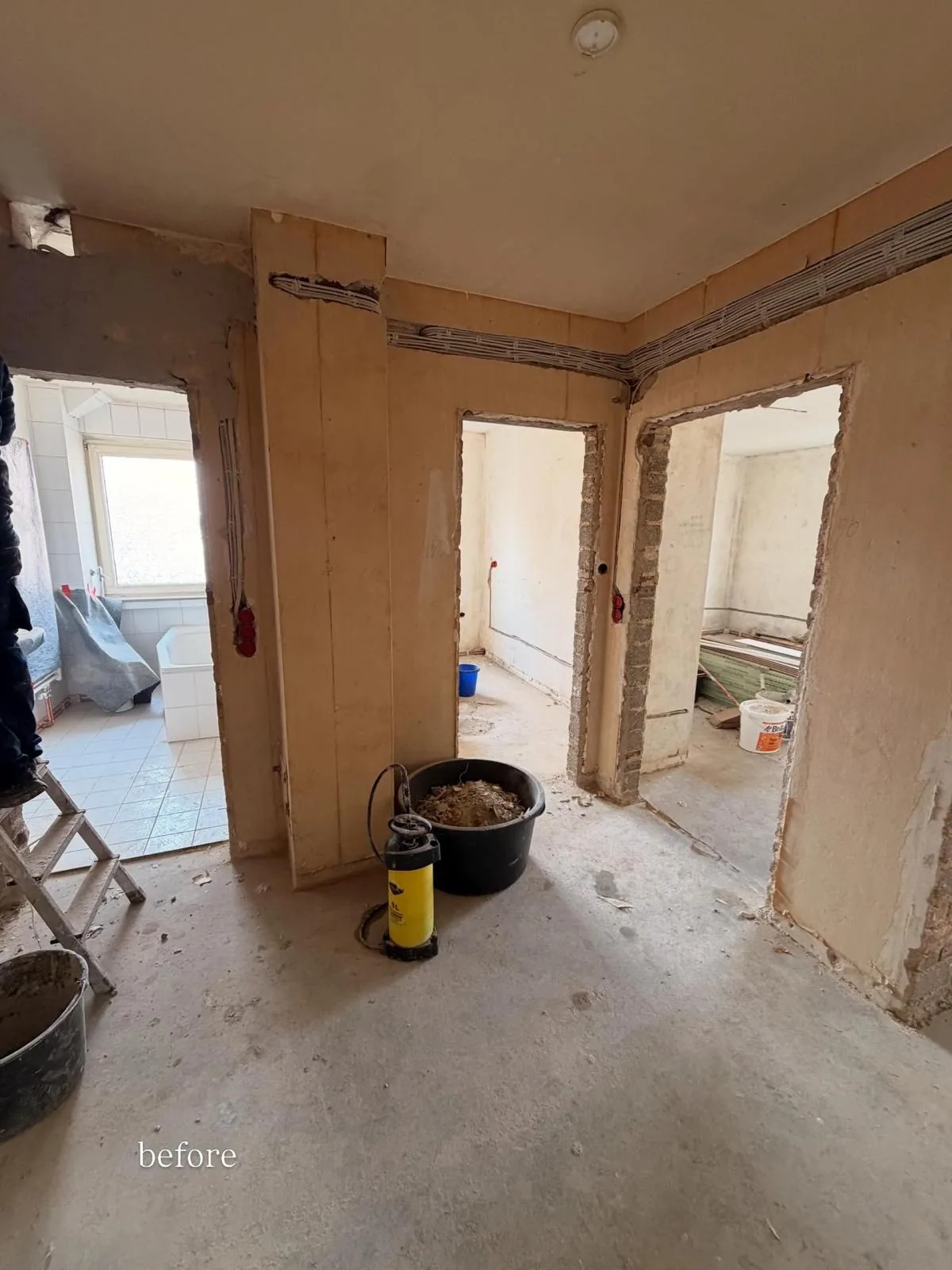 Wohnung vor der Renovierung